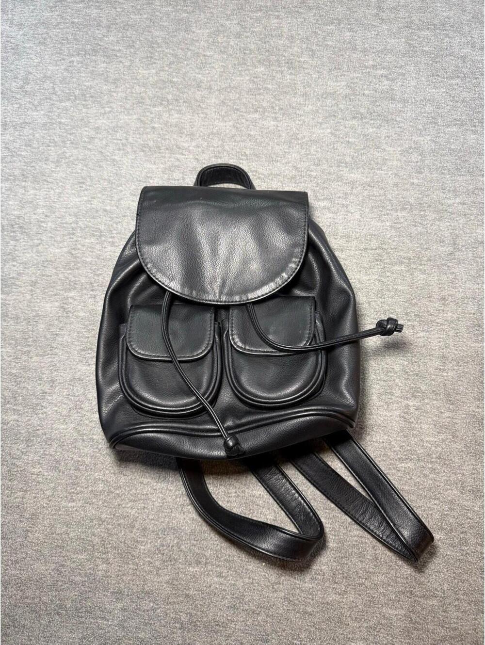 Wild Fable Backpack Purse-Small/Black/Drawstring/Magnetic/Pockets/Adjustable